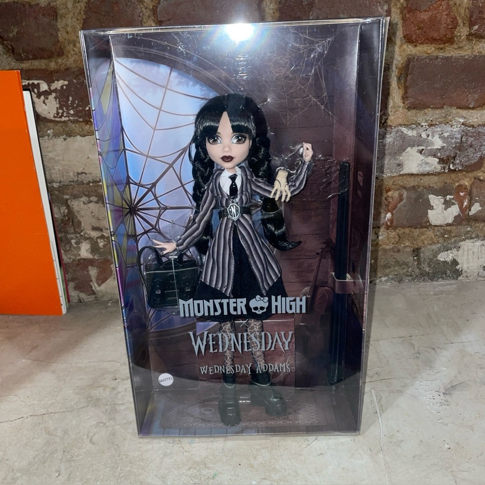 Mattel Collectible - Monster High X Wednesday - Wednesday Addams Doll NEW